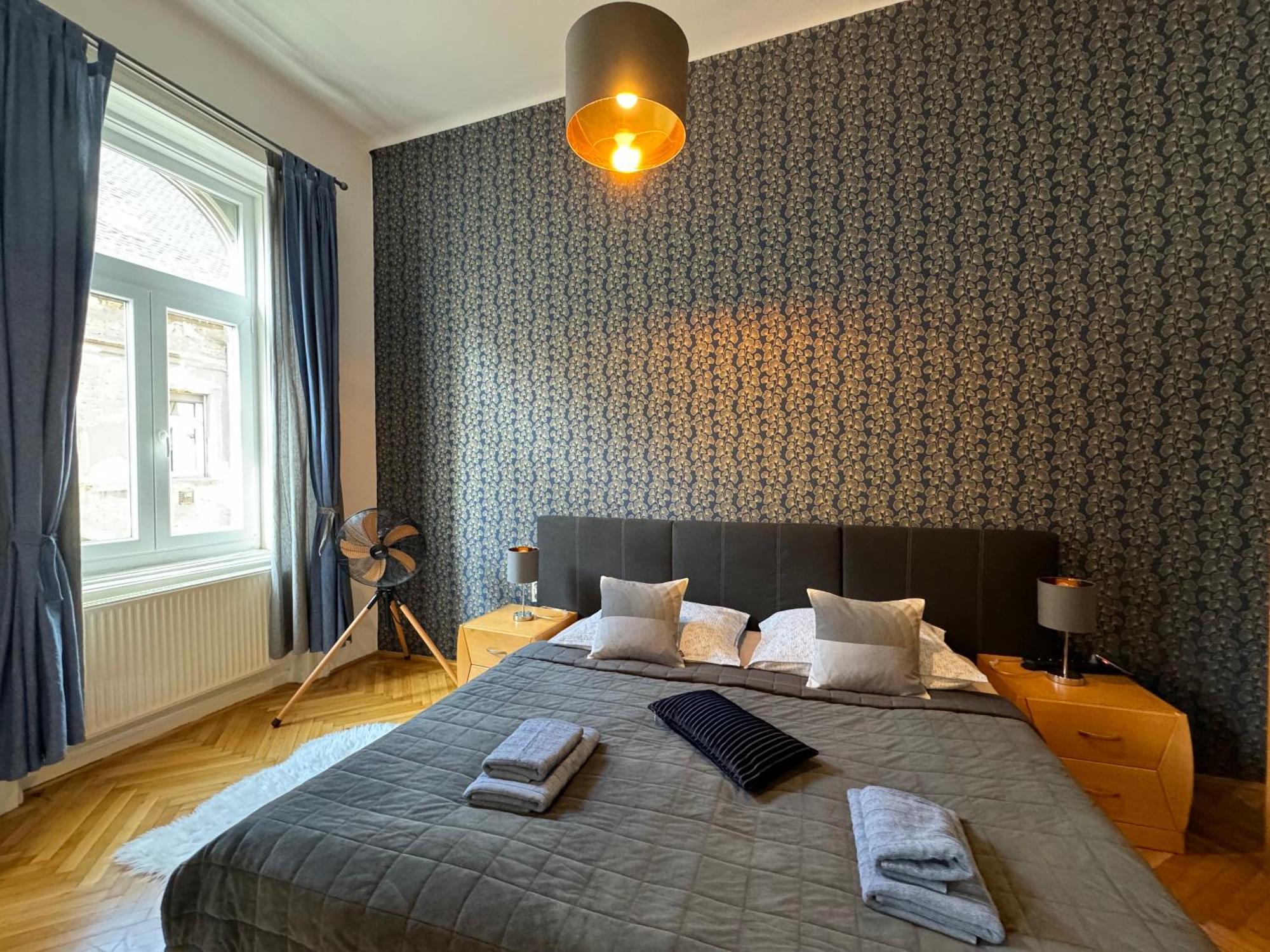 Double Blue Apartment In Budapest Downtown Exterior foto
